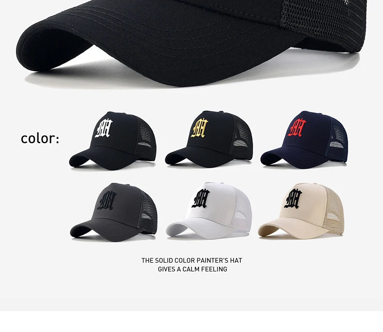 High-Crown Baseball Cap Men's Summer Faion Brand Face Slimming Hard-Top Wide-Eyelid Sun Protection Youth All Seasons Cotton...