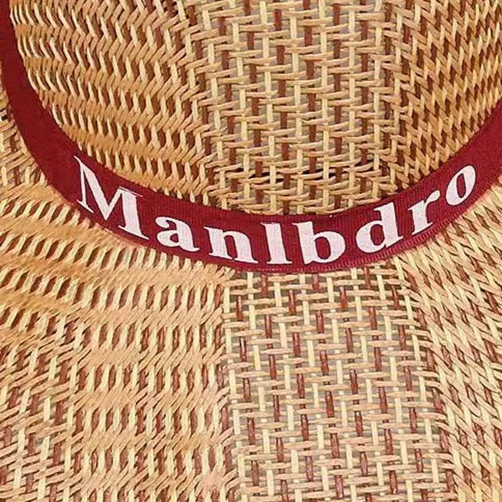 Fashion Visor Cap Men Straw Hat Sunscreen Letter Man Sun Hat Weave Sun Cap Sun Visor Fedoras Woman/Female